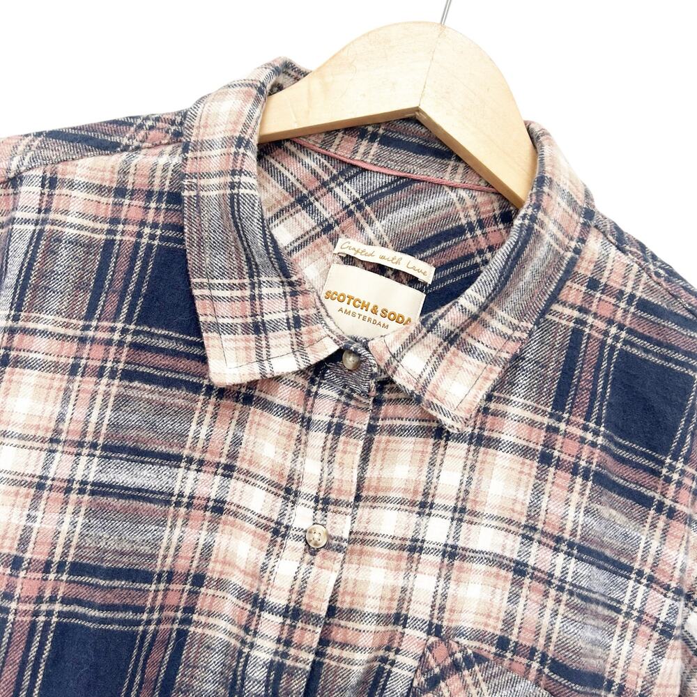 Scotch & Soda Amsterdam Plaid Flannel Sz XL